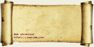 Anđelija Vukanović vizit kartica